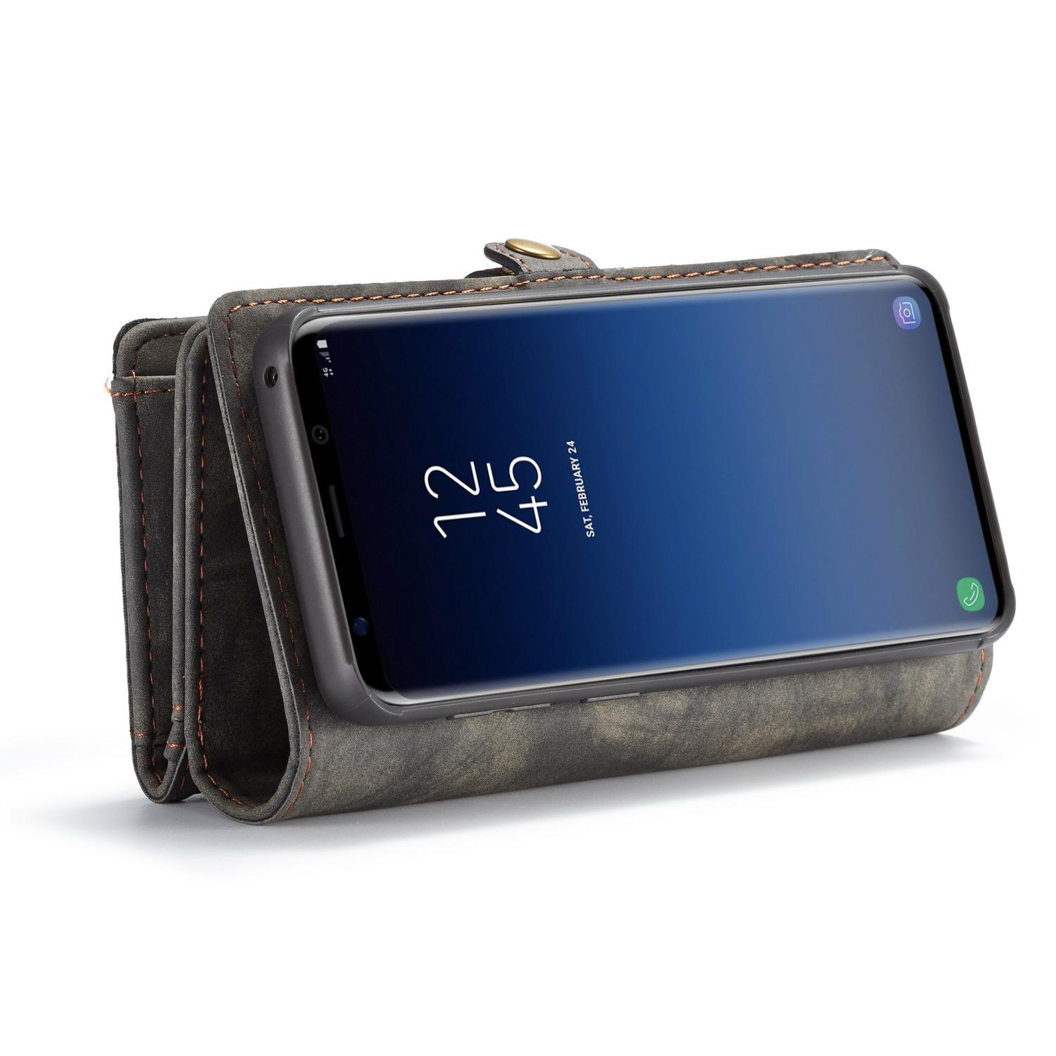 Cover portafoglio Multi-Slot Samsung Galaxy S9 Plus Grigio