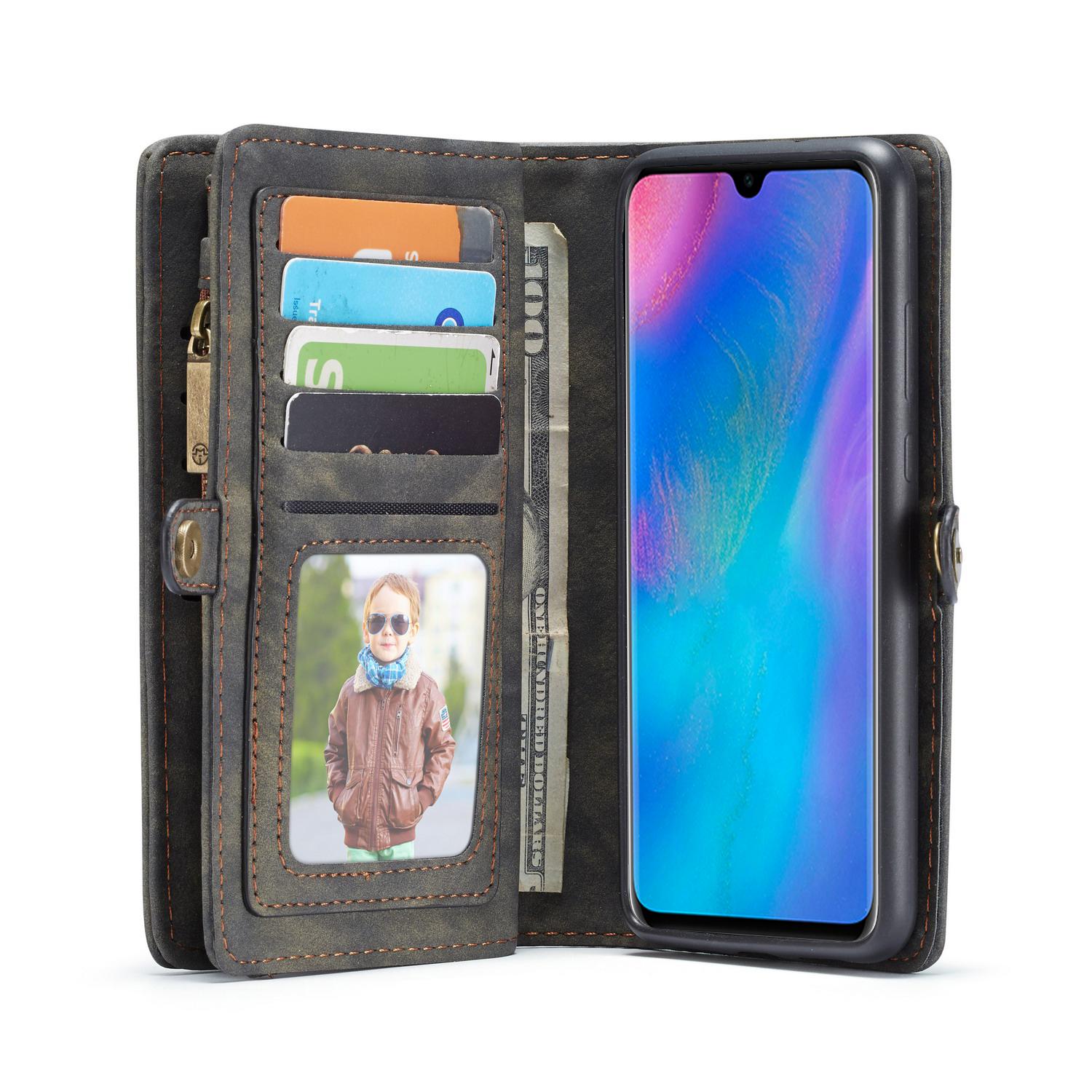 Cover portafoglio Multi-Slot Huawei P30 Grigio