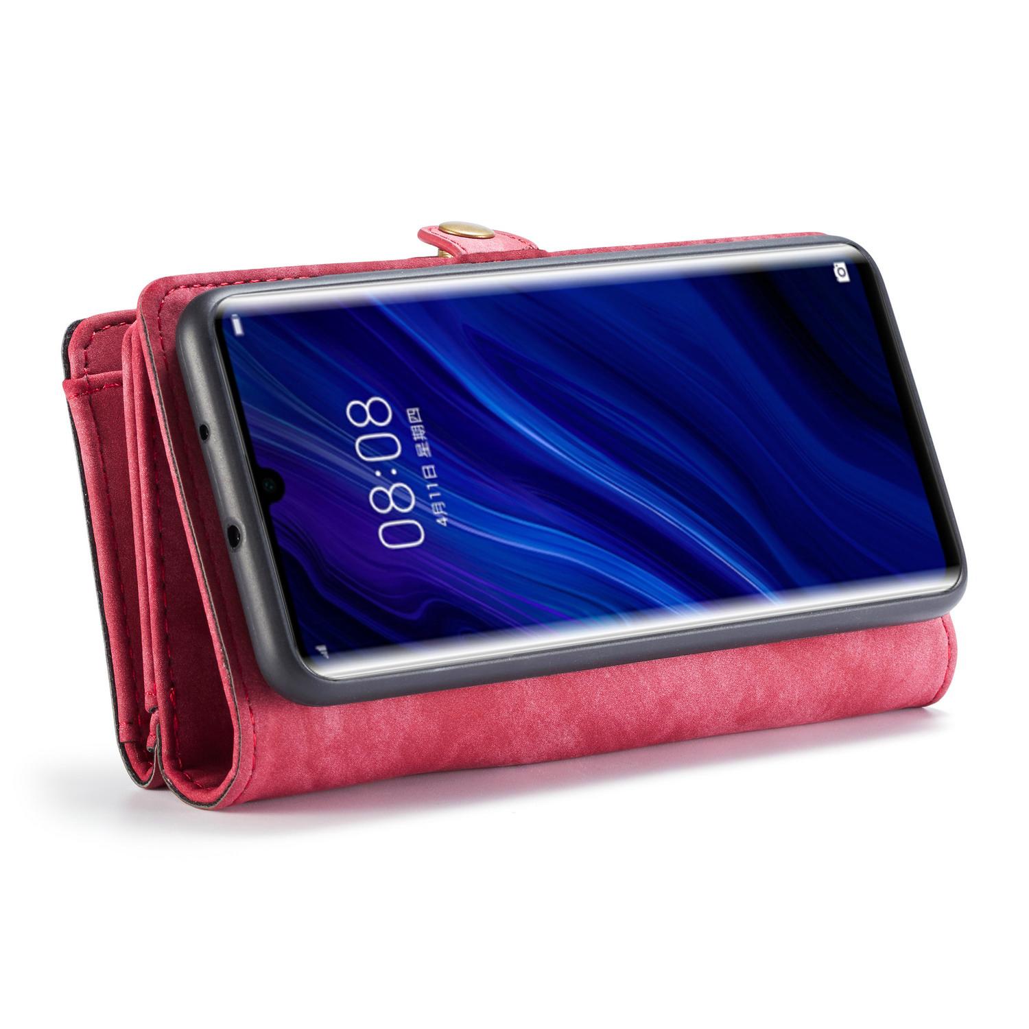 Cover portafoglio Multi-Slot Huawei P30 Pro Rosso