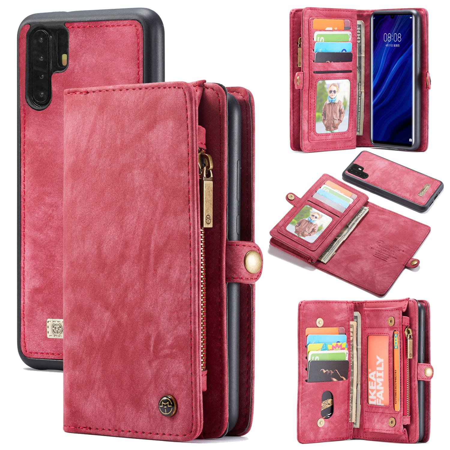 Cover portafoglio Multi-Slot Huawei P30 Pro Rosso