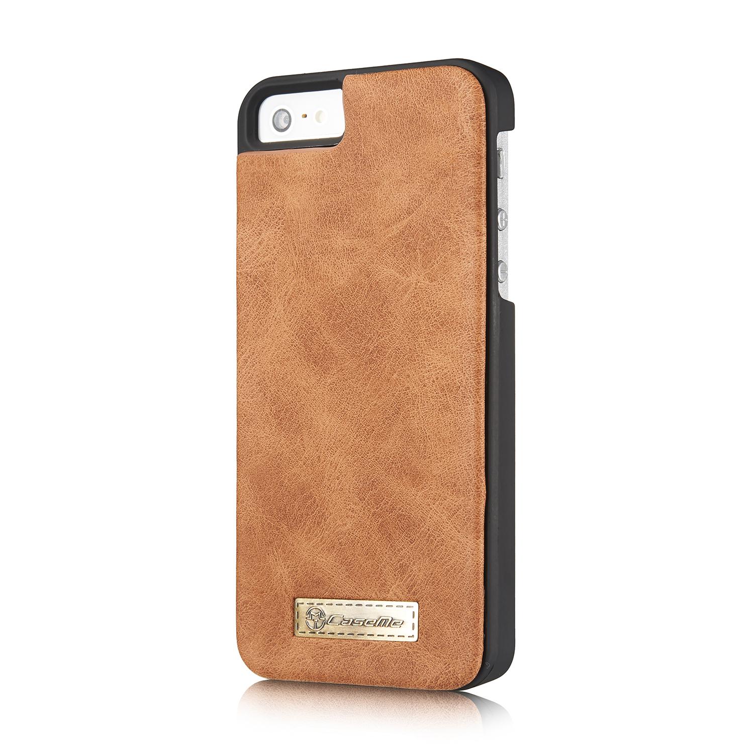 Cover portafoglio Multi-Slot iPhone 5/5S/SE Marrone