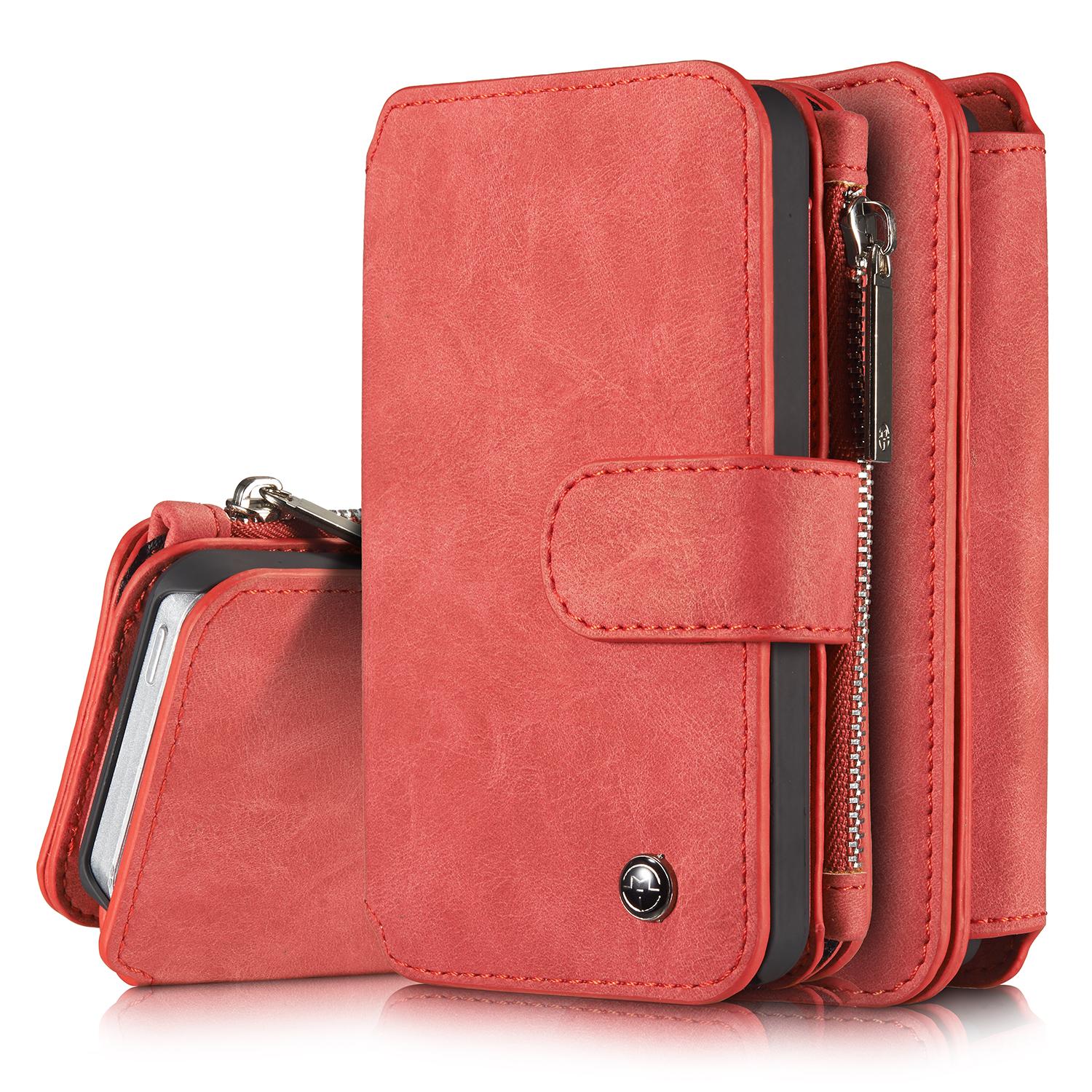 Cover portafoglio Multi-Slot Apple iPhone 5/5S/SE Rosso