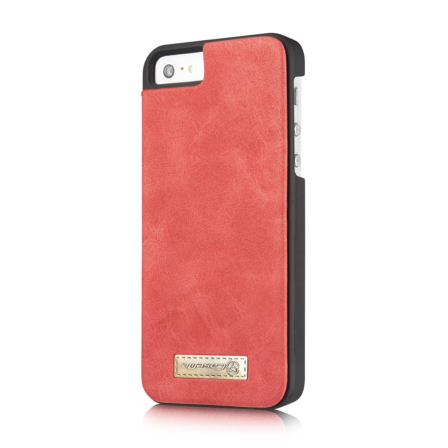 Cover portafoglio Multi-Slot iPhone 5/5S/SE Rosso