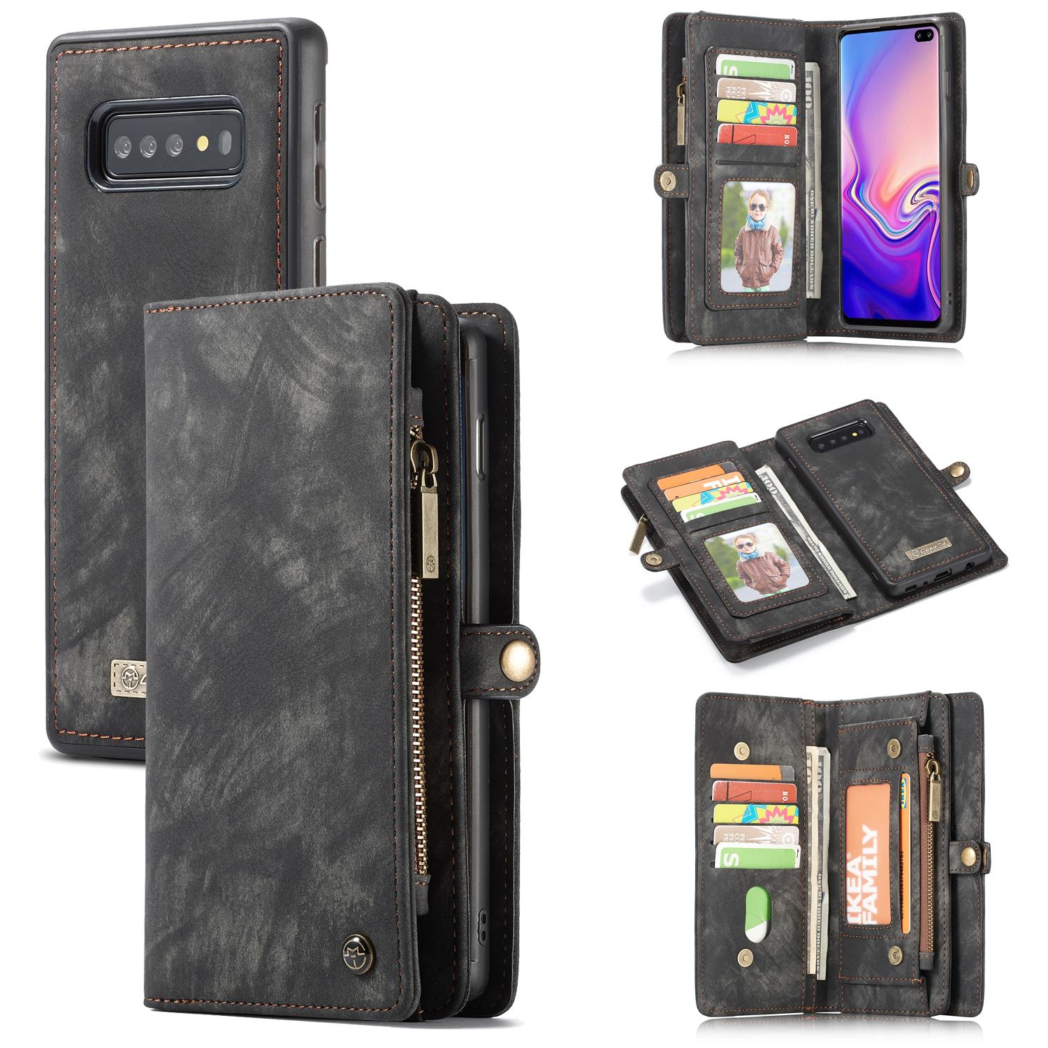 Cover portafoglio Multi-Slot Samsung Galaxy S10 Grigio