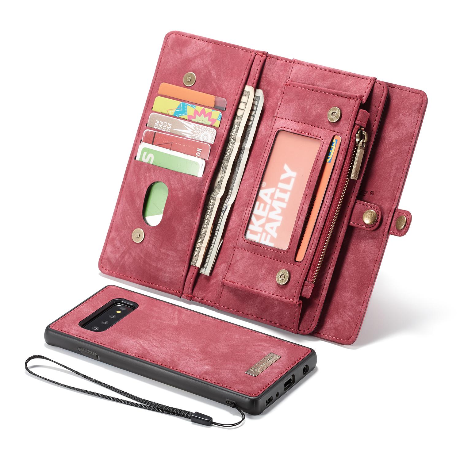 Cover portafoglio Multi-Slot Samsung Galaxy S10 Rosso