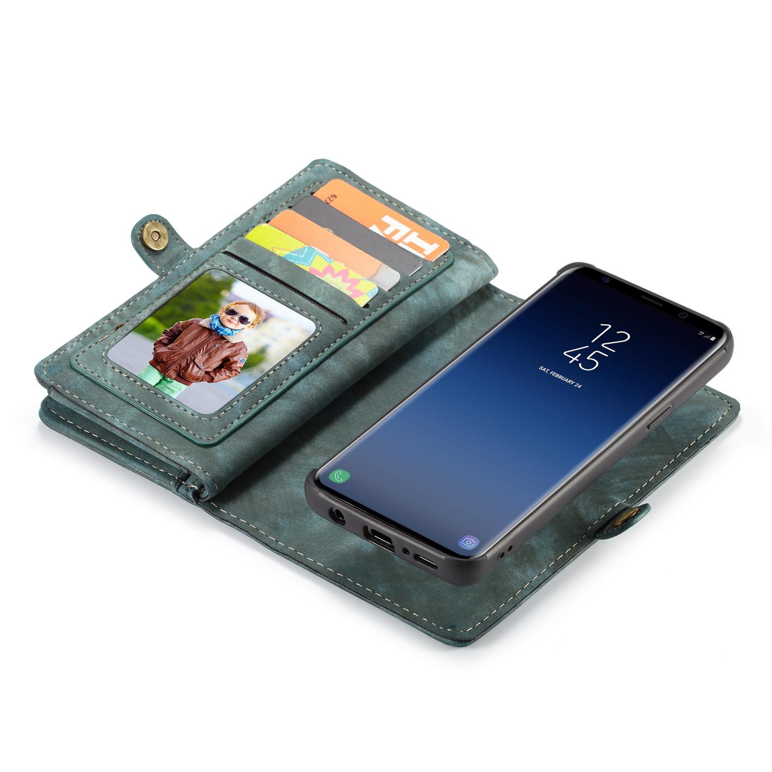 Cover portafoglio Multi-Slot Samsung Galaxy S9 Blu