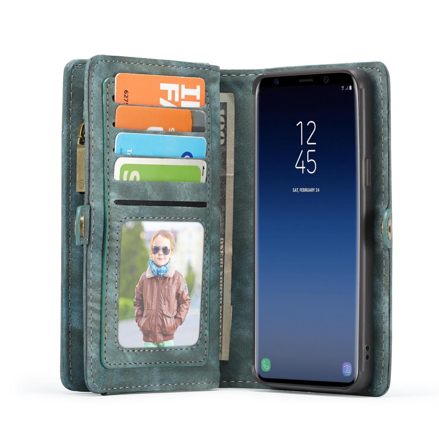 Cover portafoglio Multi-Slot Samsung Galaxy S9 Blu