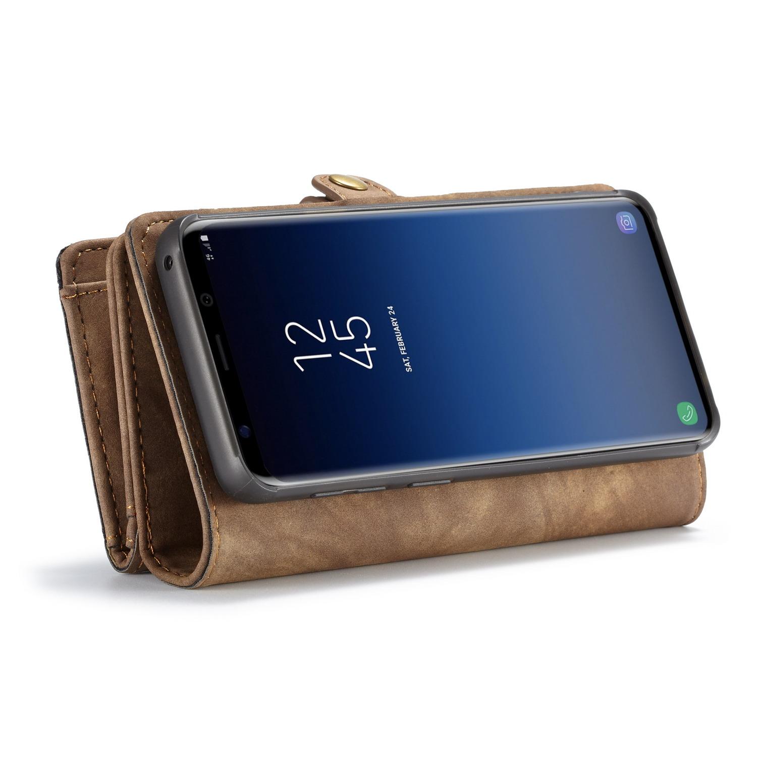 Cover portafoglio Multi-Slot Samsung Galaxy S9 Marrone