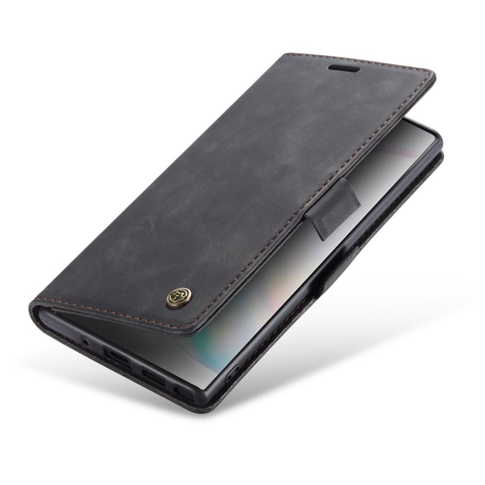 Custodie a portafoglio sottili Samsung Galaxy Note 10 Plus Nero