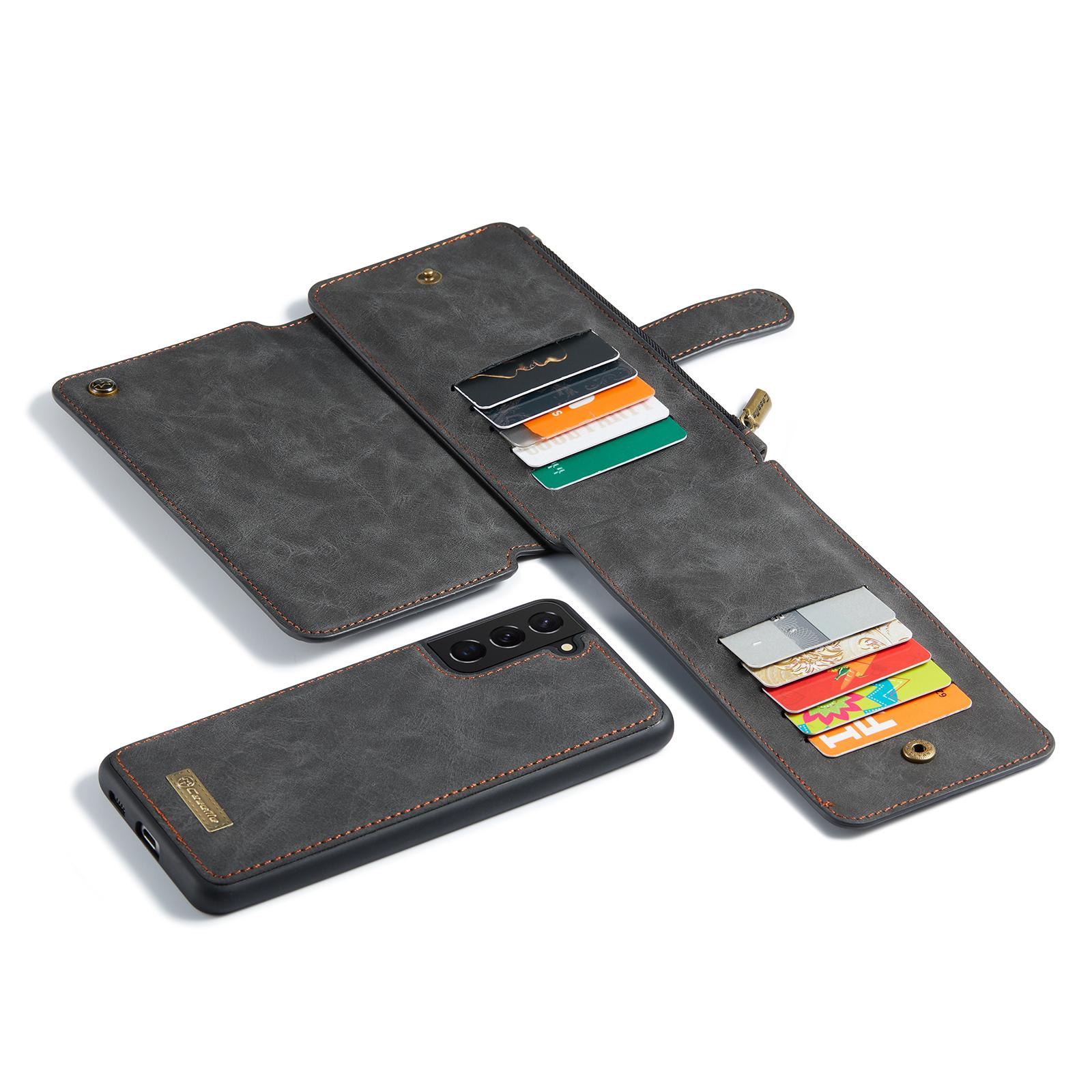 Multi-slot Flip Cover Samsung Galaxy S21 Grigio