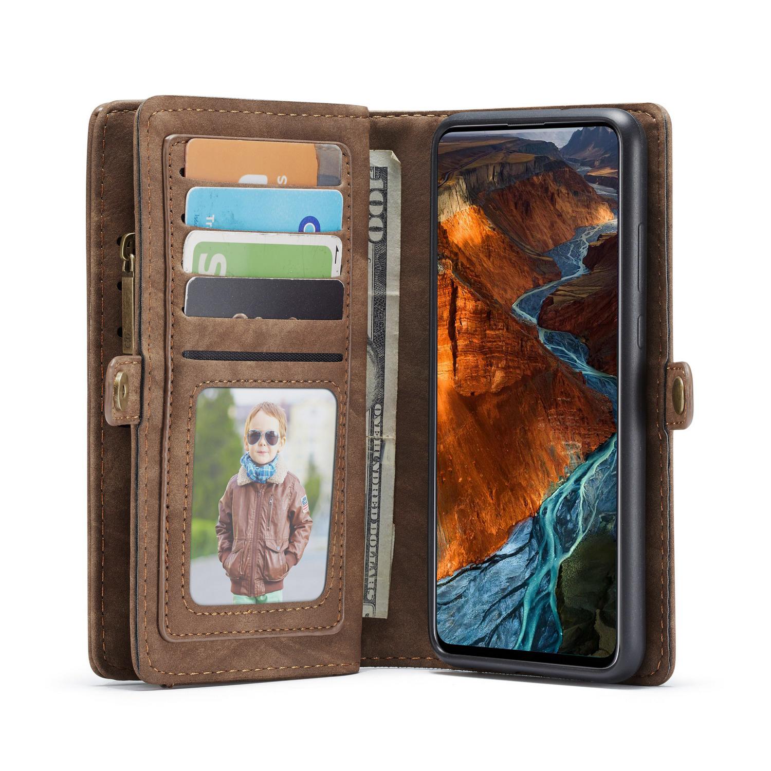 Cover portafoglio Multi-Slot Samsung Galaxy A51 Marrone