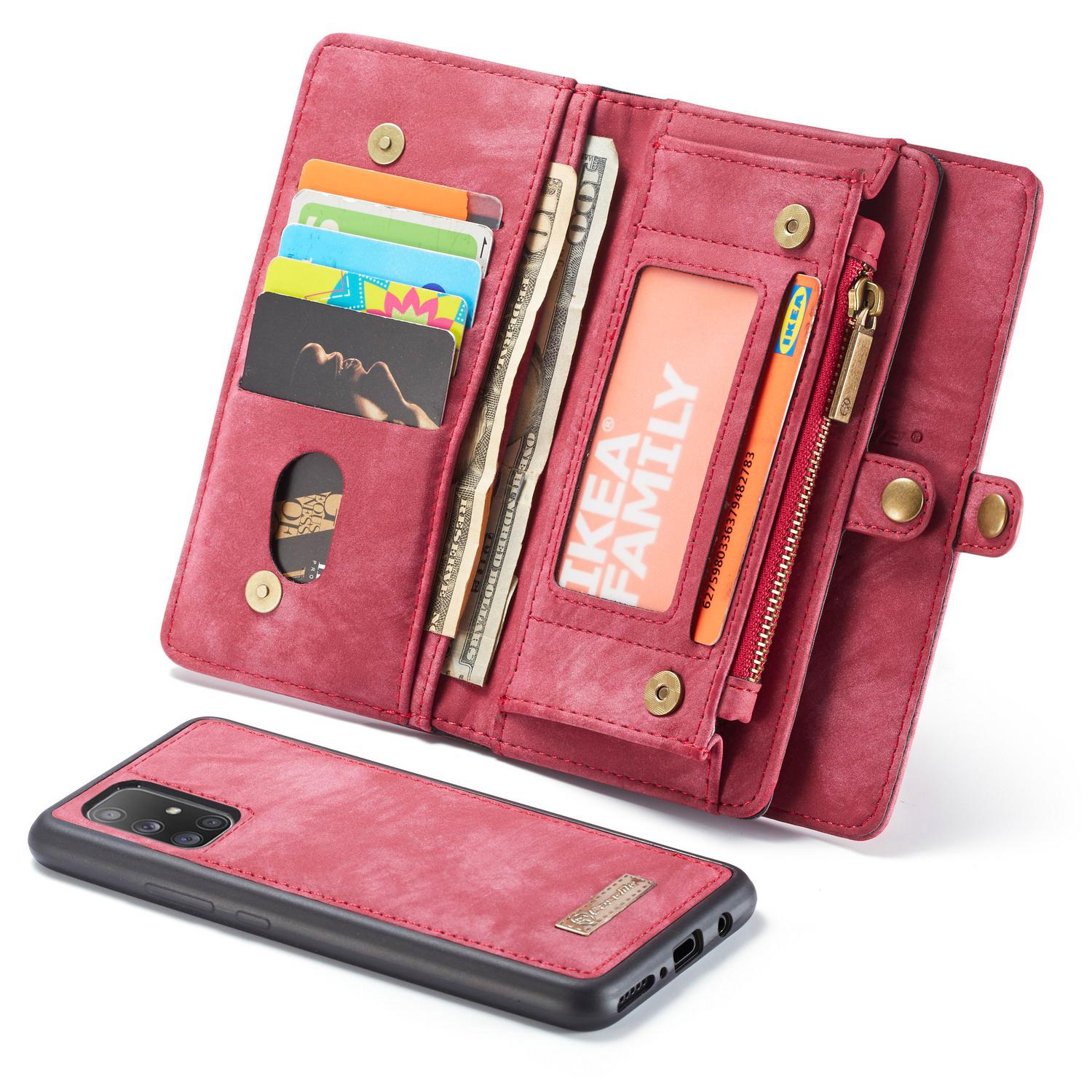 Cover portafoglio Multi-Slot Samsung Galaxy A51 Rosso