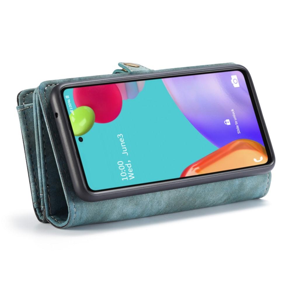 Cover portafoglio Multi-Slot Samsung Galaxy A52 5G Blu