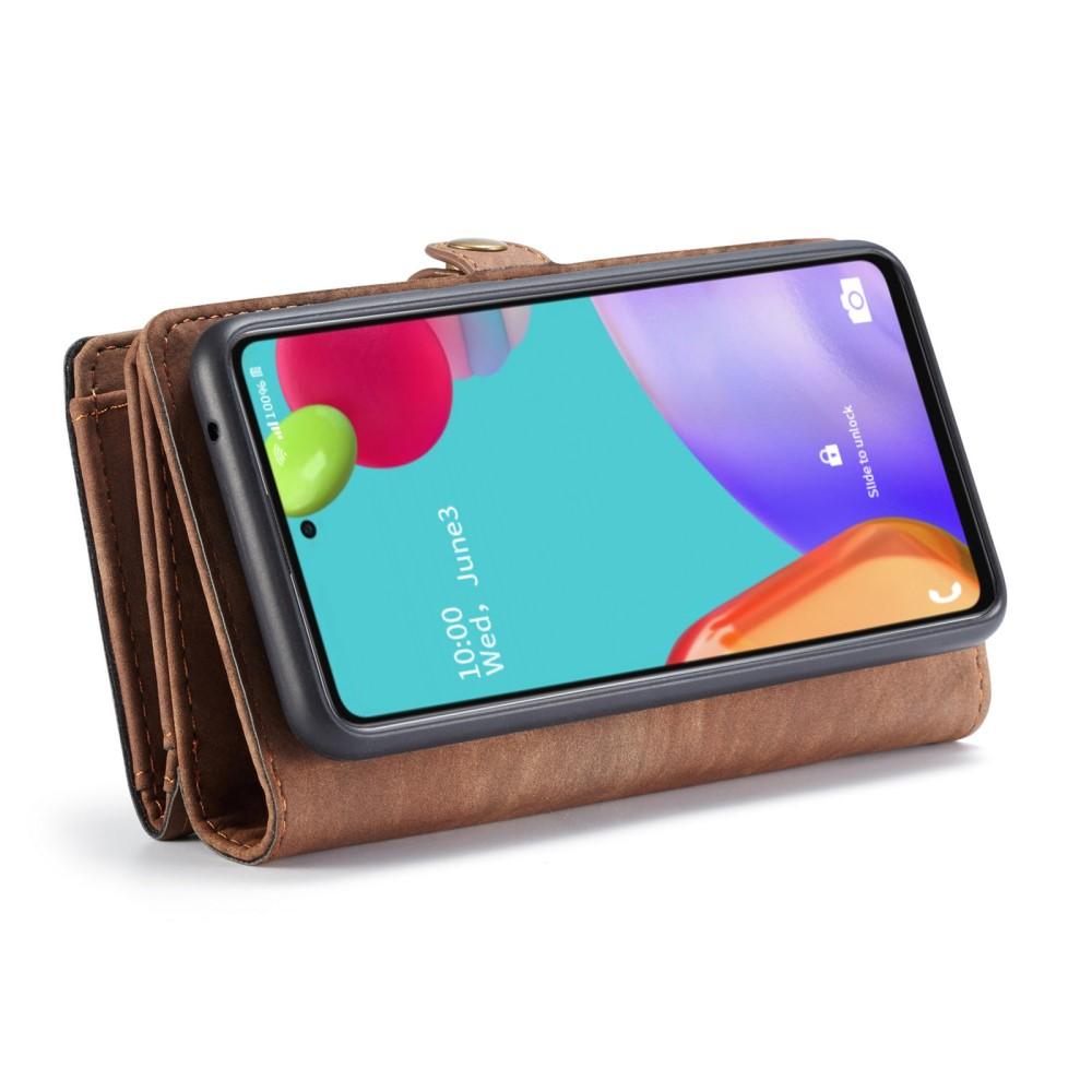 Cover portafoglio Multi-Slot Samsung Galaxy A52 5G Marrone