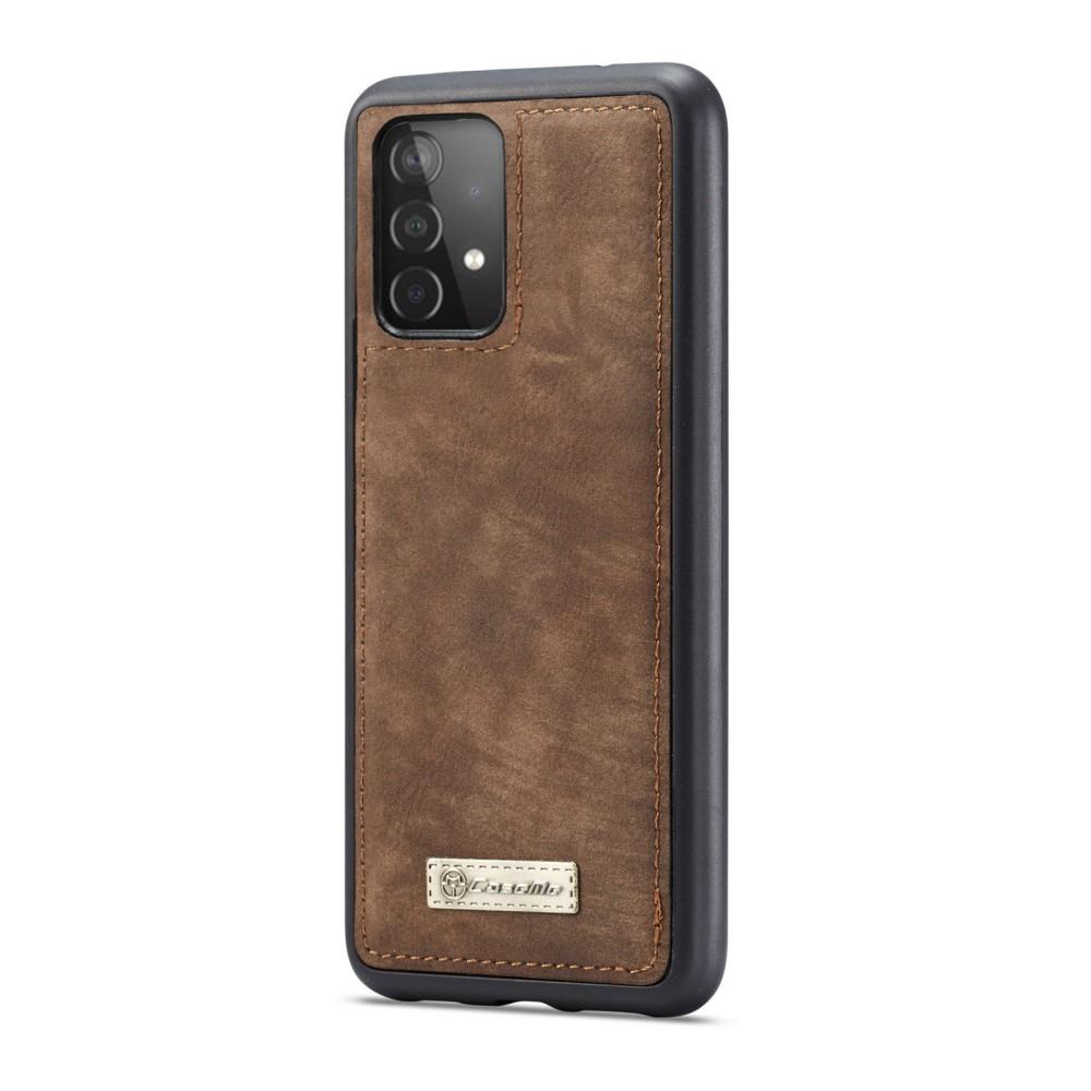 Cover portafoglio Multi-Slot Samsung Galaxy A52 5G Marrone