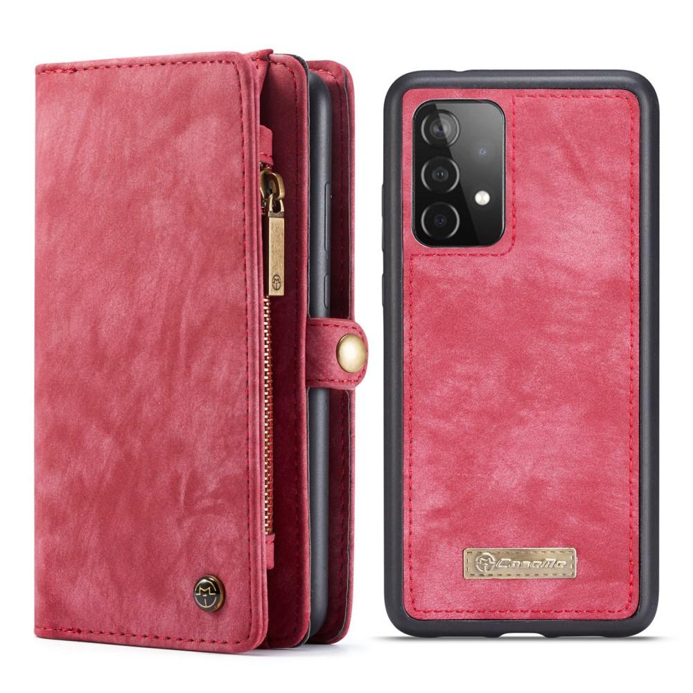 Cover portafoglio Multi-Slot Samsung Galaxy A52 5G Rosso