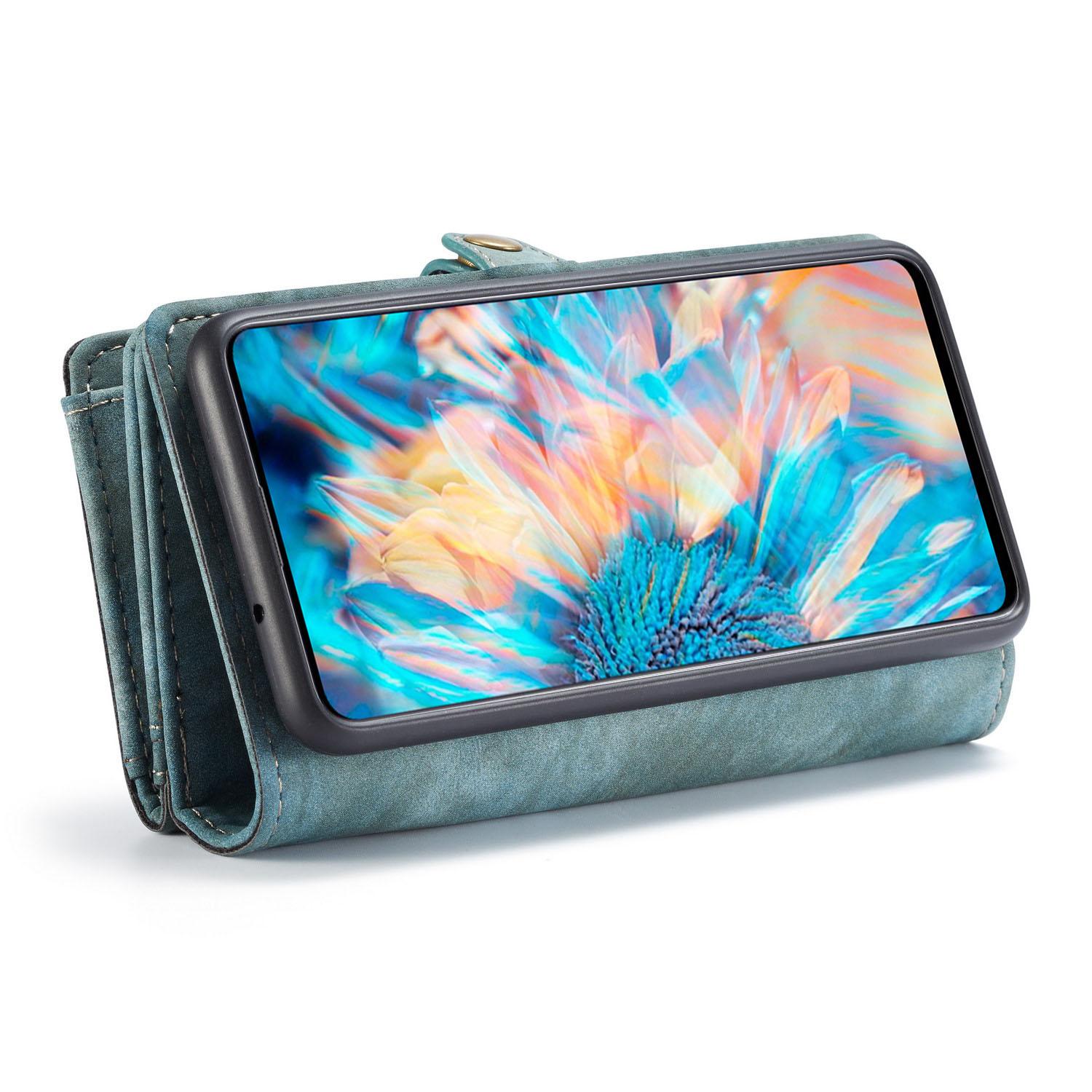 Cover portafoglio Multi-Slot Samsung Galaxy A71 Blu