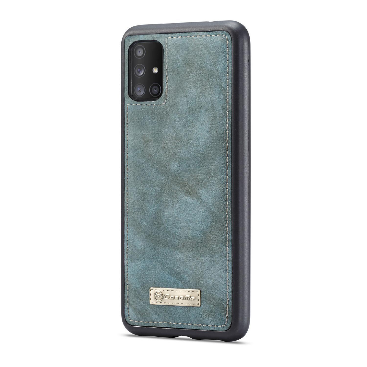 Cover portafoglio Multi-Slot Samsung Galaxy A71 Blu