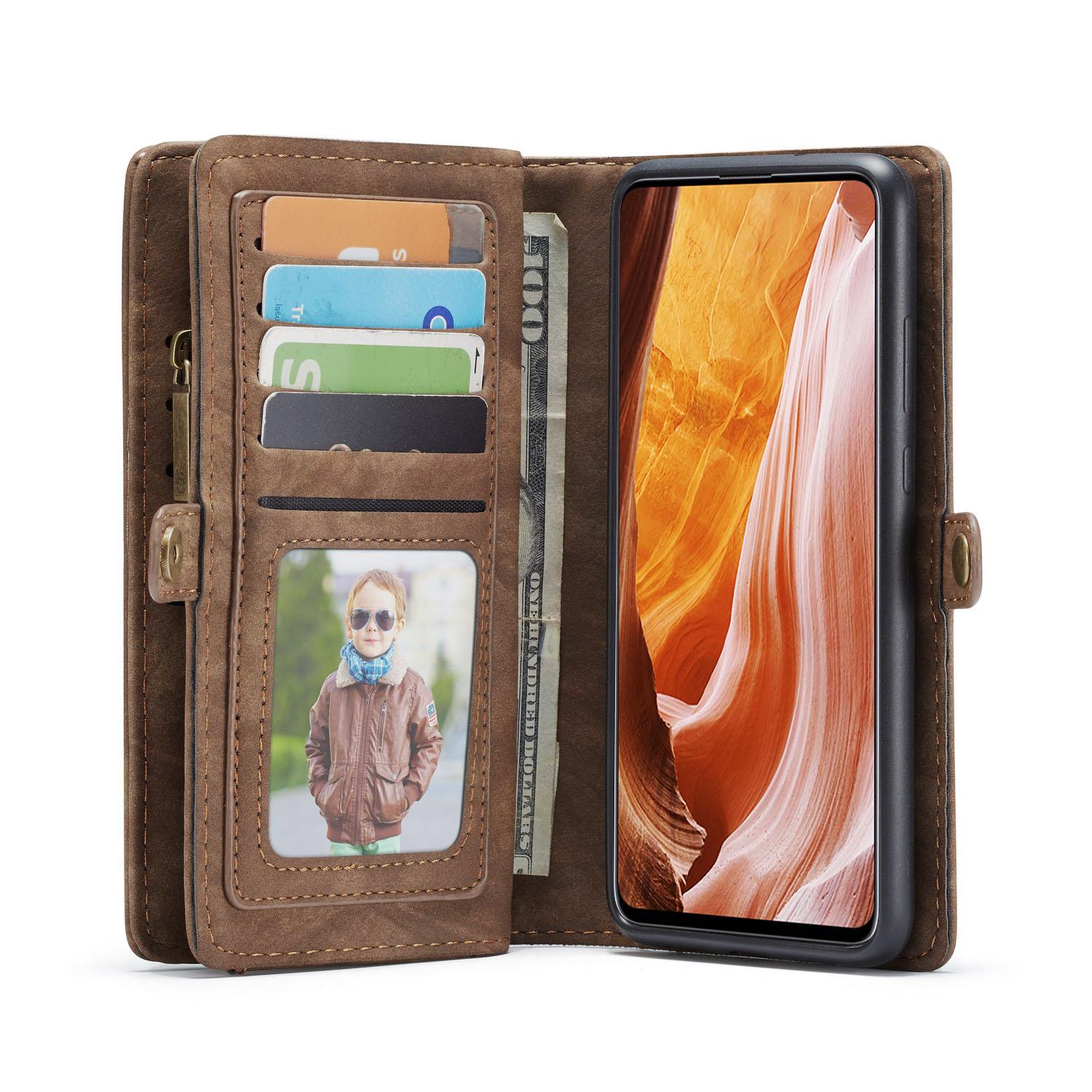 Cover portafoglio Multi-Slot Samsung Galaxy A71 Marrone