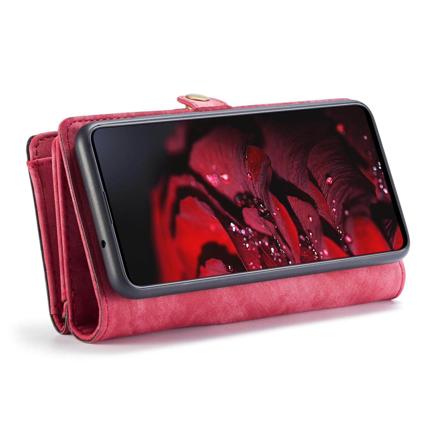 Cover portafoglio Multi-Slot Samsung Galaxy A71 Rosso