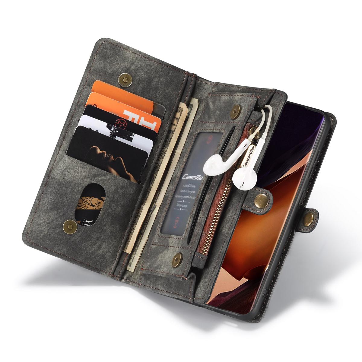 Cover portafoglio Multi-Slot Samsung Galaxy Note 20 Ultra Grigio