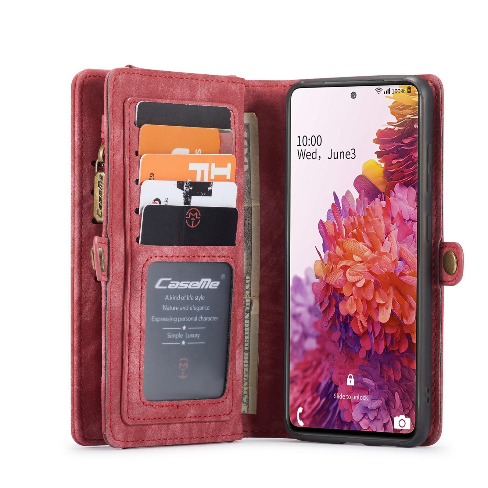 Cover portafoglio Multi-Slot Samsung Galaxy S20 FE Rosso
