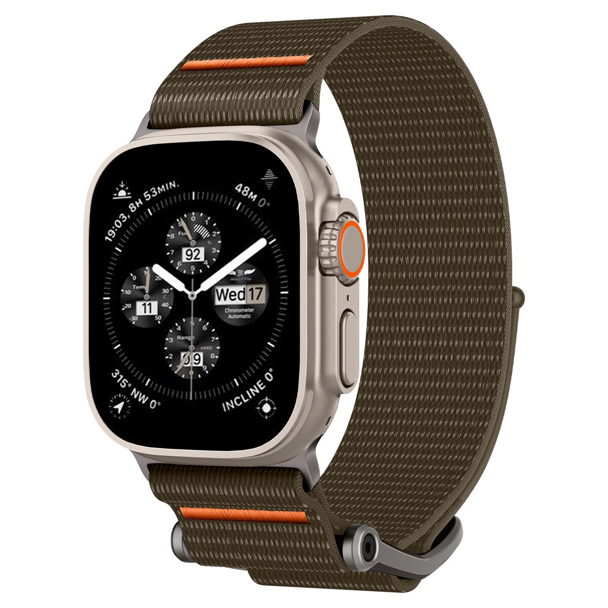 DuraPro Flex Ultra Apple Watch 45mm Series 9 Khaki