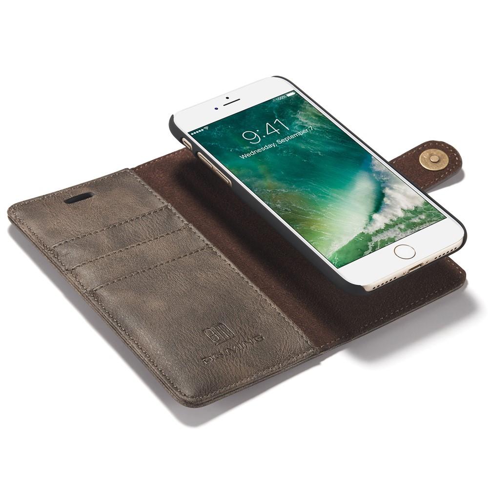 Cover portafoglio Magnet Wallet iPhone 8 Brown