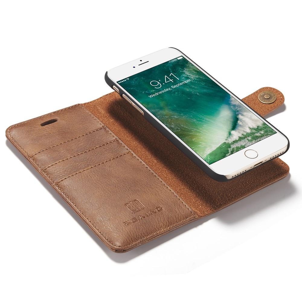 Cover portafoglio Magnet Wallet iPhone 8 Cognac