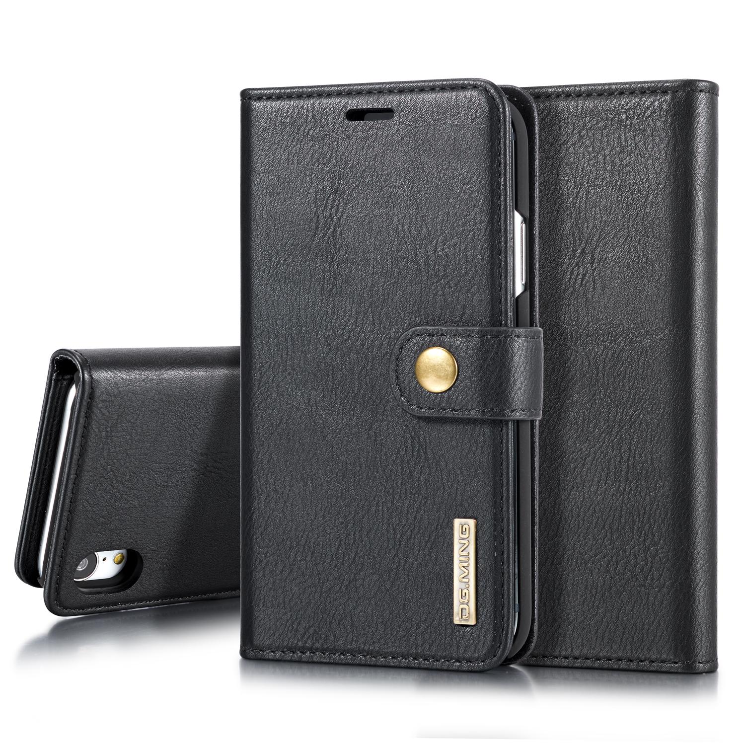 Cover portafoglio Magnet Wallet iPhone Xr Black
