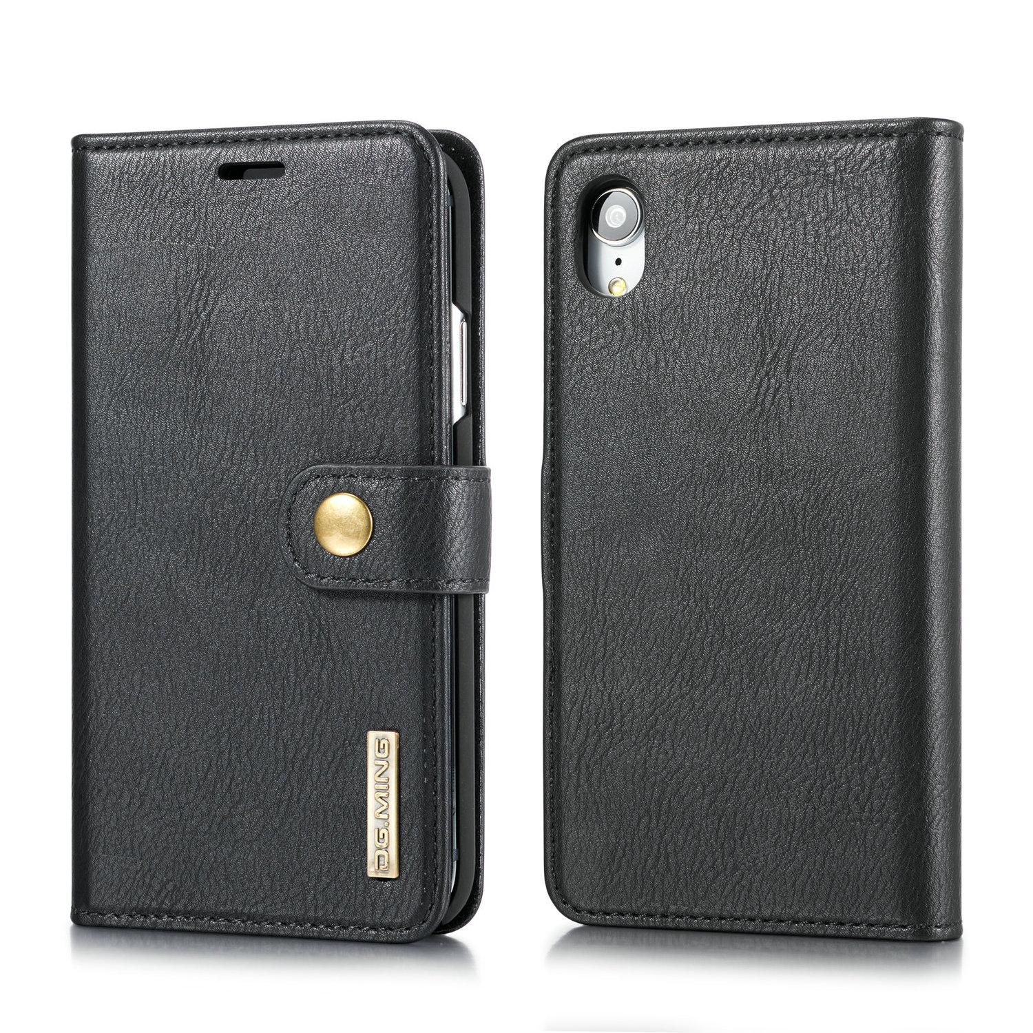 Cover portafoglio Magnet Wallet iPhone Xr Black