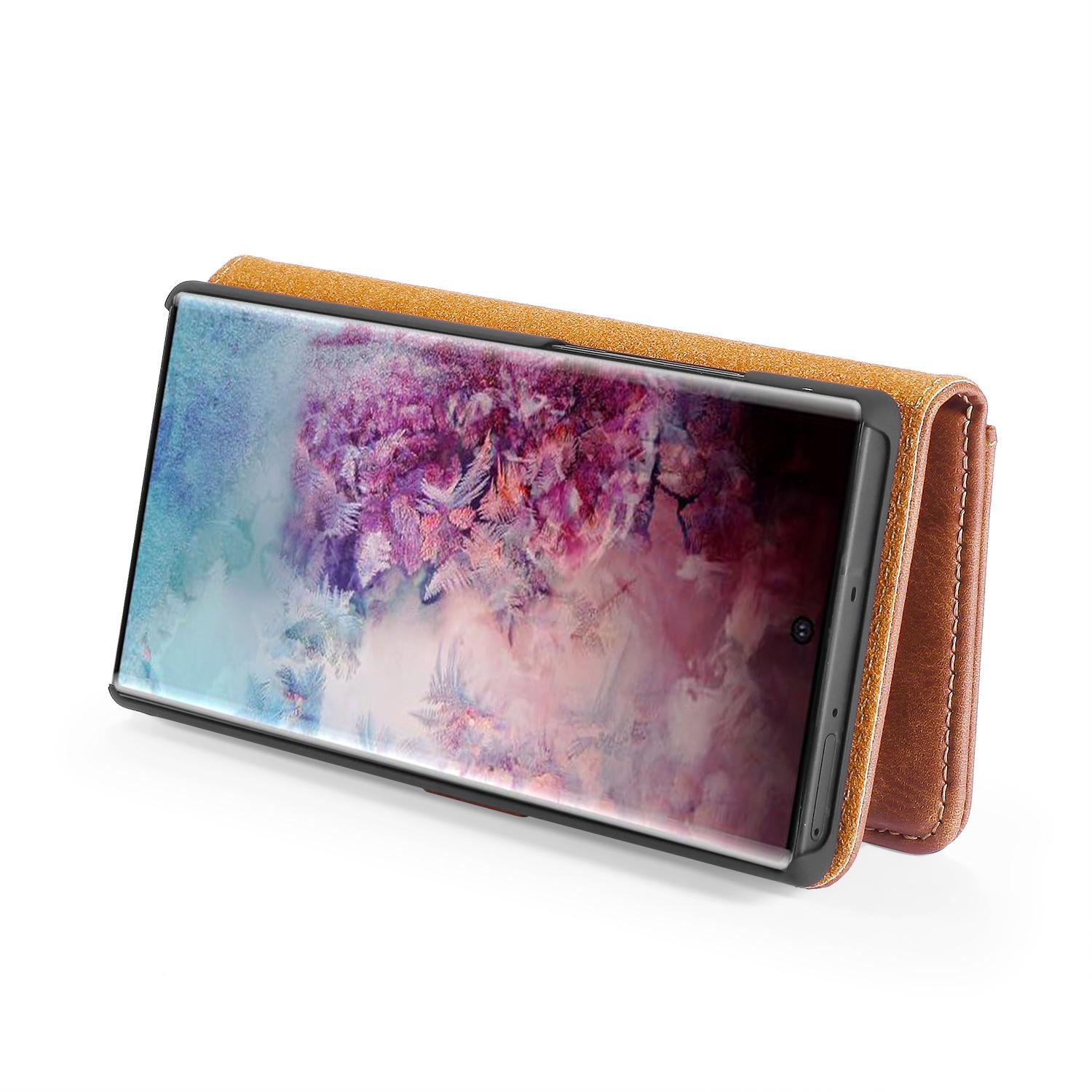 Cover portafoglio Magnet Wallet Samsung Galaxy Note 10 Plus Marrone