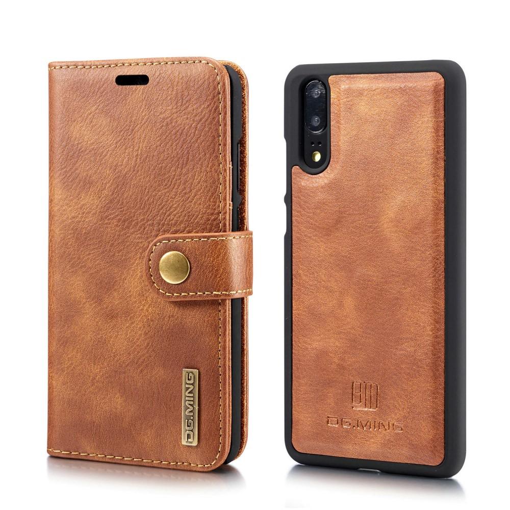 Cover portafoglio Magnet Wallet Huawei P20 Cognac