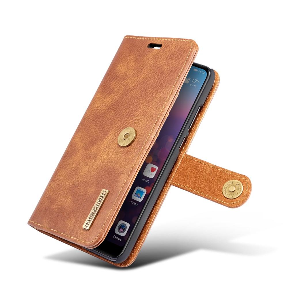 Cover portafoglio Magnet Wallet Huawei P20 Cognac