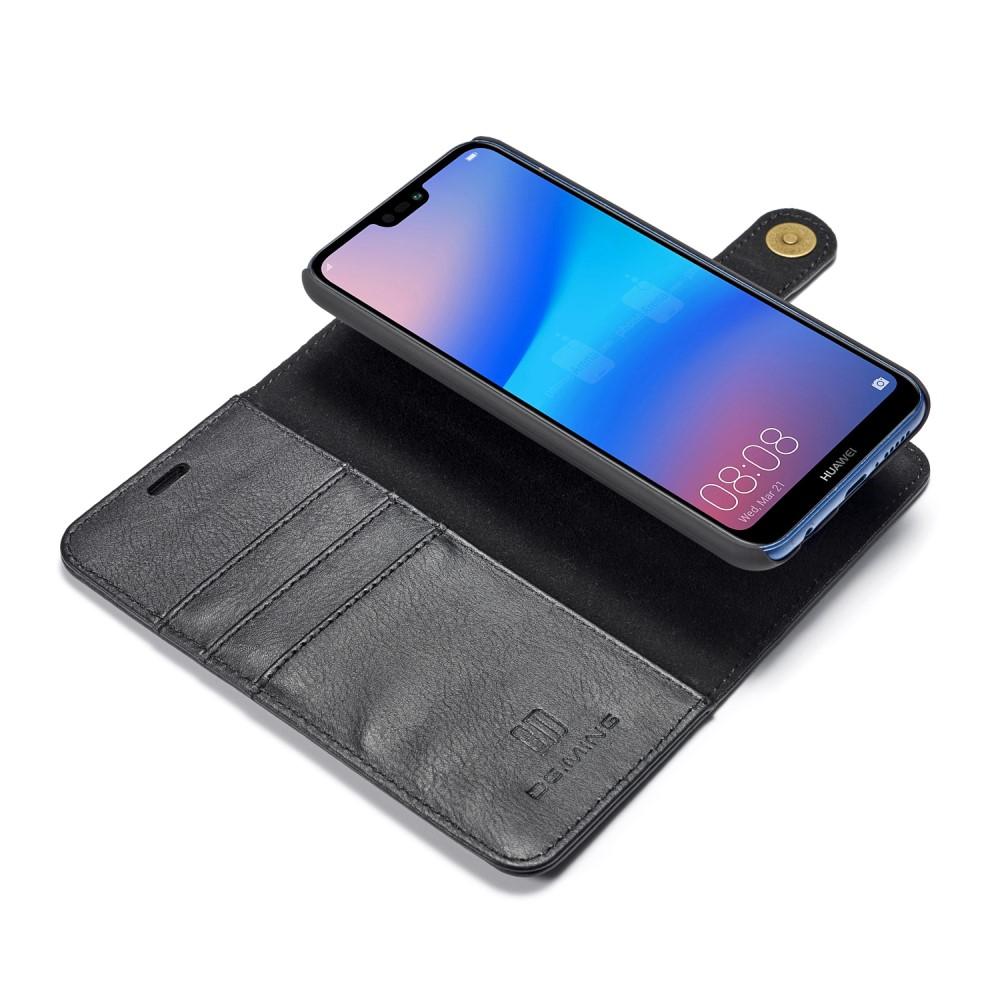 Cover portafoglio Magnet Wallet Huawei P20 Lite Nero