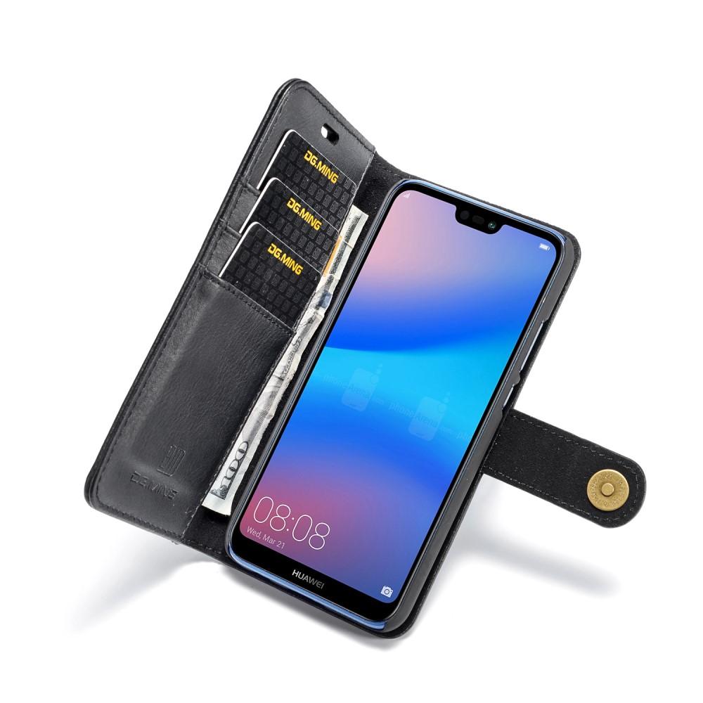 Cover portafoglio Magnet Wallet Huawei P20 Lite Nero