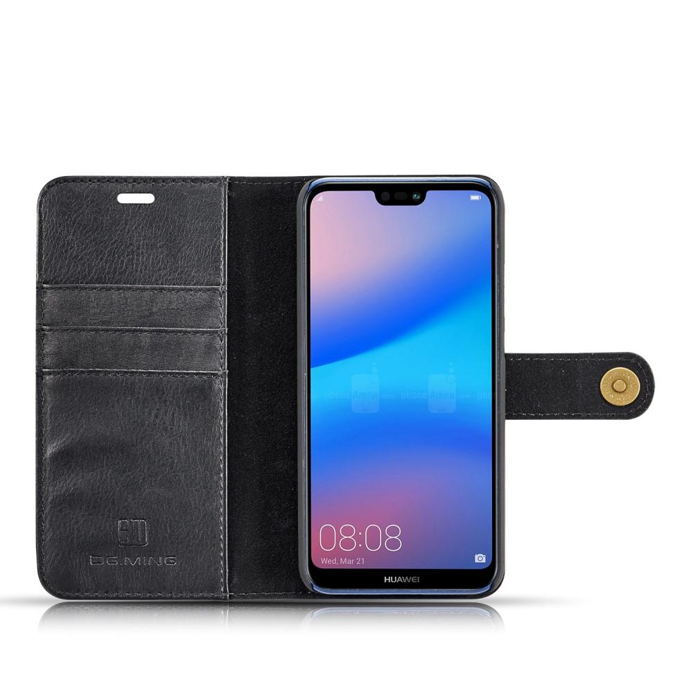 Cover portafoglio Magnet Wallet Huawei P20 Lite Nero