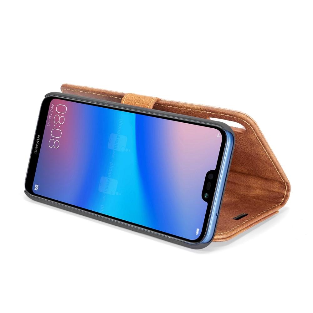 Cover portafoglio Magnet Wallet Huawei P20 Lite Cognac