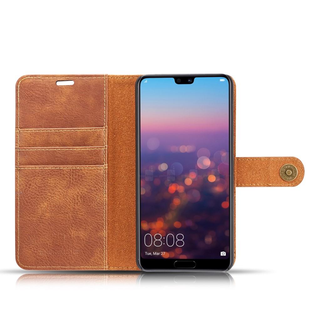 Cover portafoglio Magnet Wallet Huawei P20 Pro Cognac