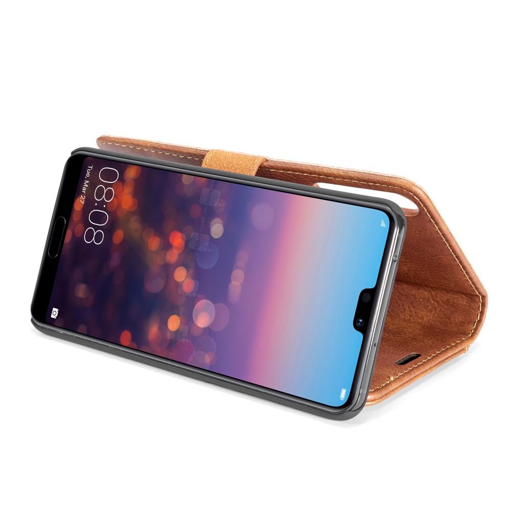 Cover portafoglio Magnet Wallet Huawei P20 Pro Cognac