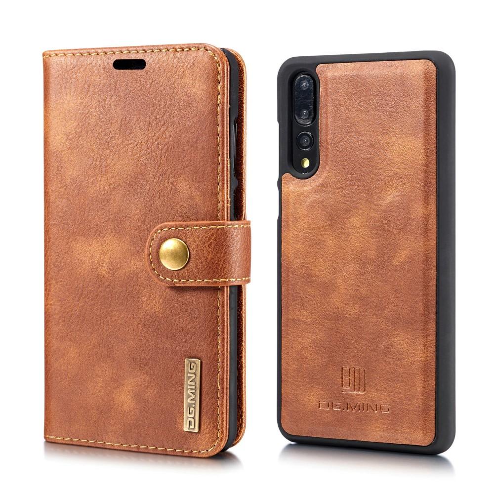 Cover portafoglio Magnet Wallet Huawei P20 Pro Cognac