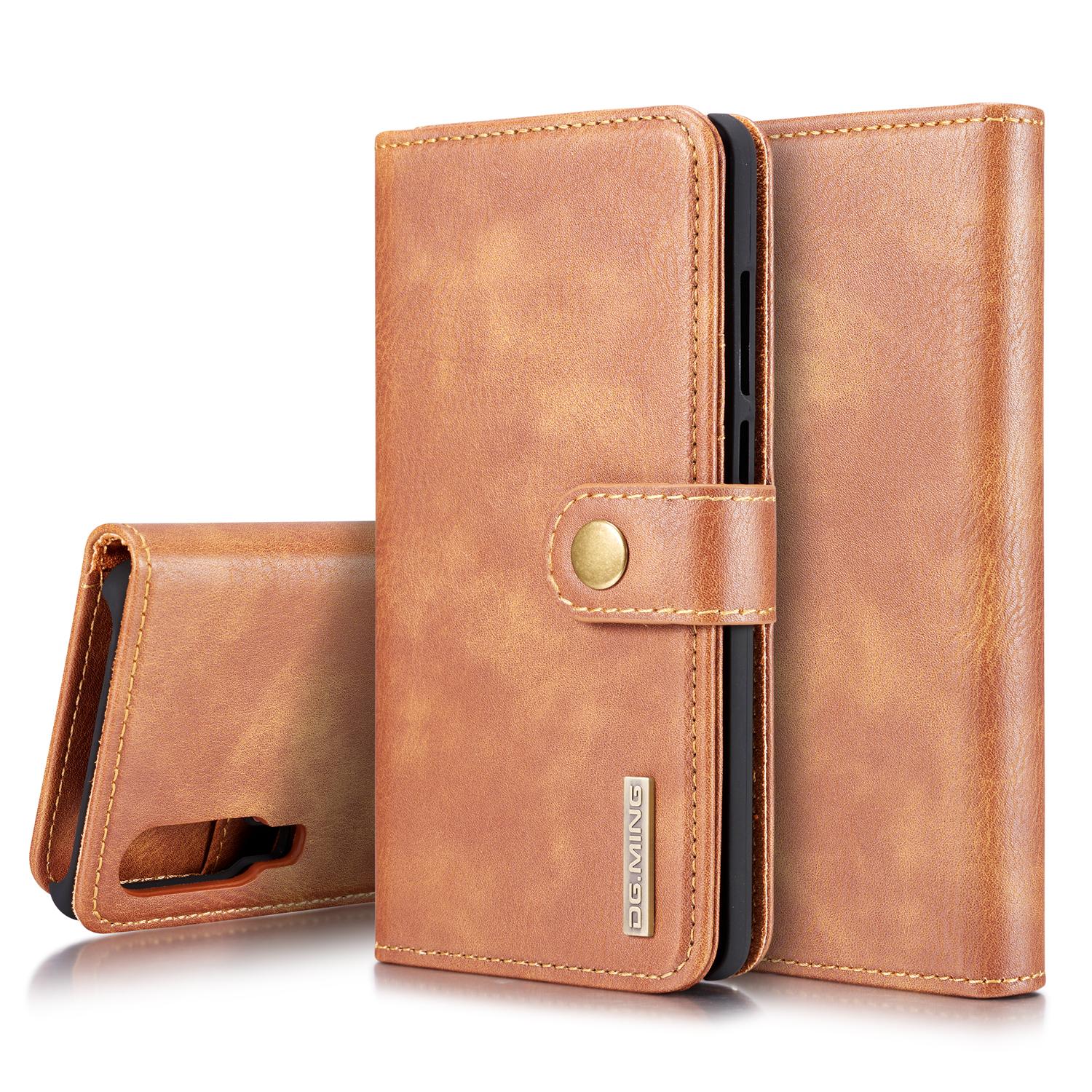 Cover portafoglio Magnet Wallet Huawei P30 Cognac