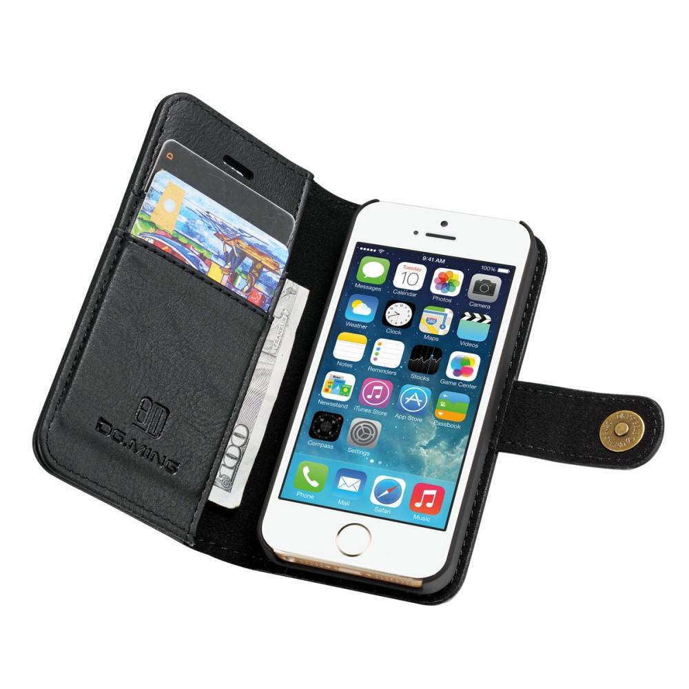 Cover portafoglio Magnet Wallet iPhone 5/5S/SE Black