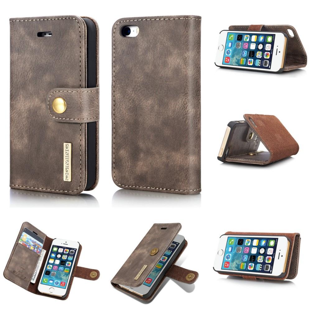 Cover portafoglio Magnet Wallet iPhone 5/5S/SE Brown