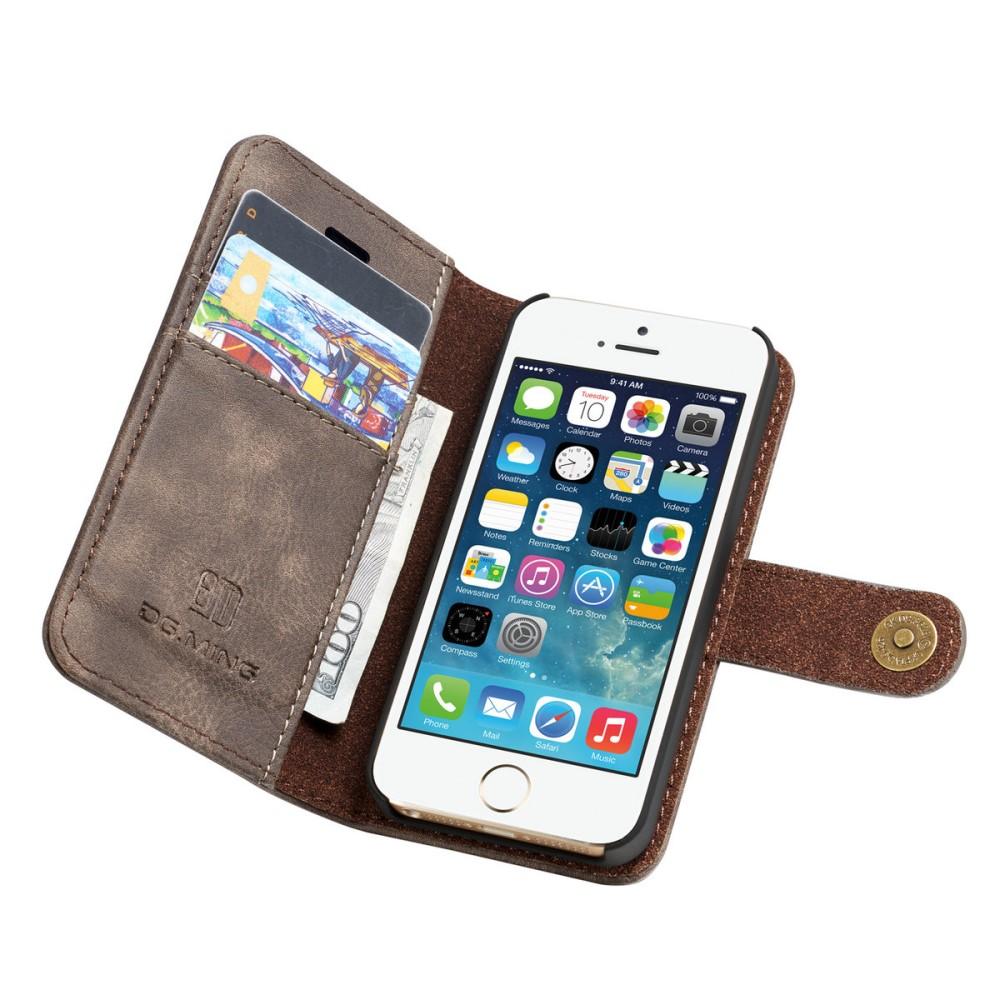 Cover portafoglio Magnet Wallet Apple iPhone 5/5S/SE Marrone