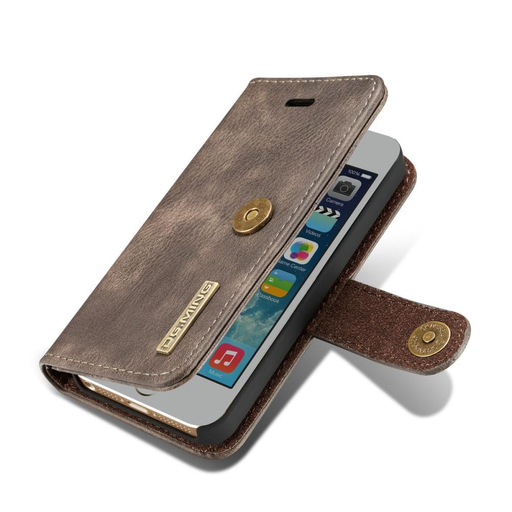 Cover portafoglio Magnet Wallet iPhone 5/5S/SE Brown