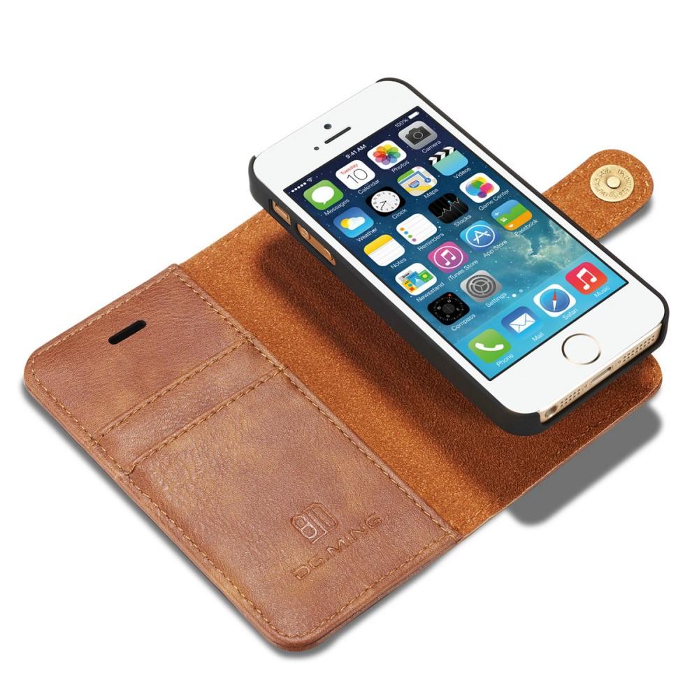 Cover portafoglio Magnet Wallet iPhone 5/5S/SE Cognac