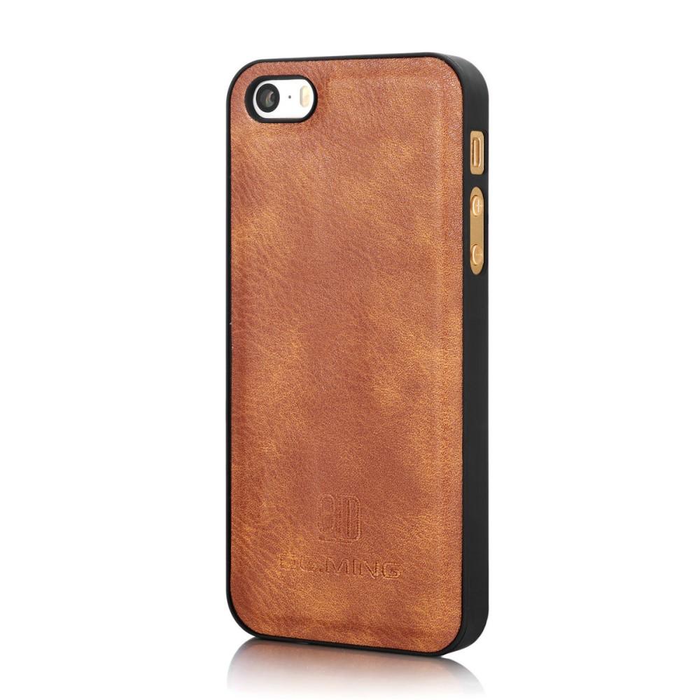 Cover portafoglio Magnet Wallet iPhone 5/5S/SE Cognac