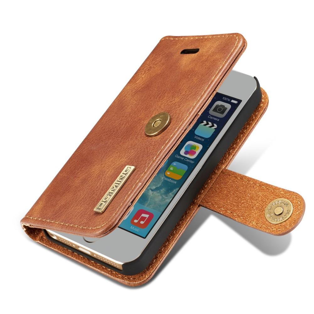 Cover portafoglio Magnet Wallet iPhone 5/5S/SE Cognac