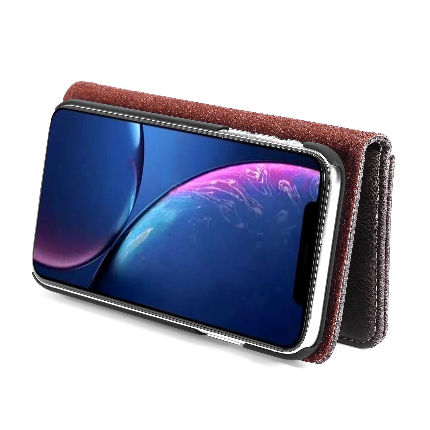 Cover portafoglio Magnet Wallet iPhone 11 Brown